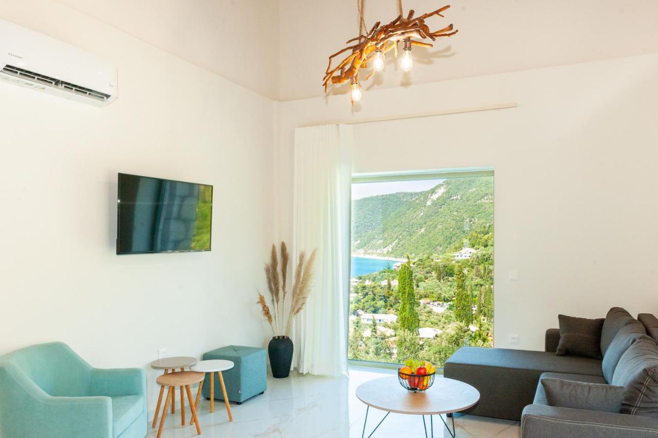 Mylos Mountain Villas- Villa Giorgio Ayios Nikitas Bagian luar foto