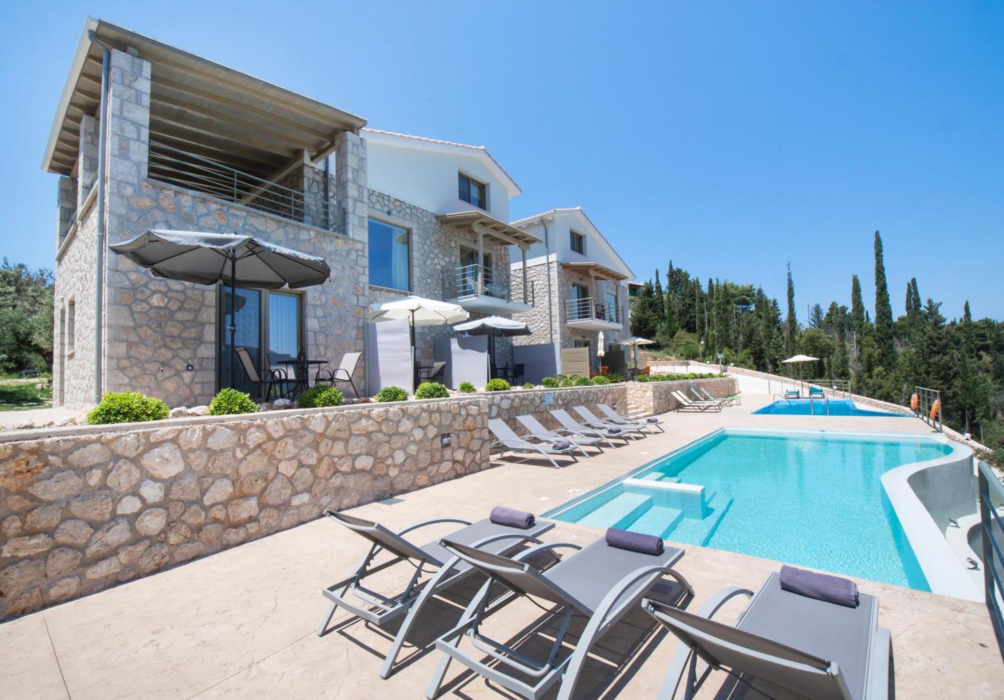 Mylos Mountain Villas- Villa Giorgio Ayios Nikitas Bagian luar foto
